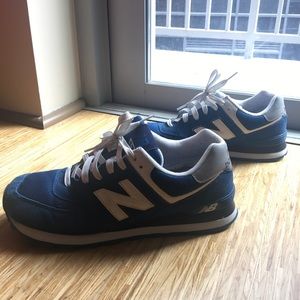 New Balance Mens 574 In Blue Size 10 RARE